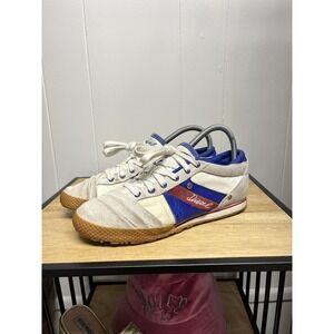 Diesel Live Rush Trainers White/Red/Blue Sneakers Women's US Size 7